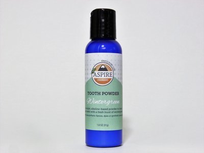 Tooth Powder - Wintergreen, Plastic Bottle, 1.8 oz