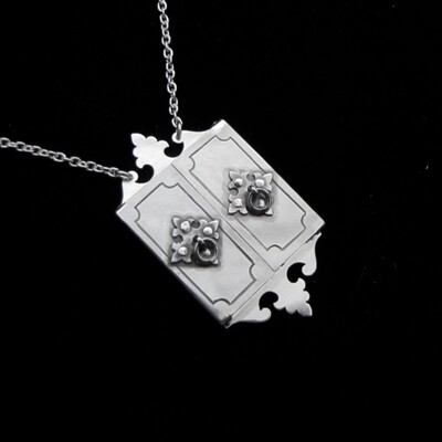Cabinet of Curiosity - Silver Locket Necklace