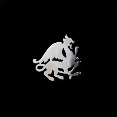 Guardian - Silver Gryphon Pin