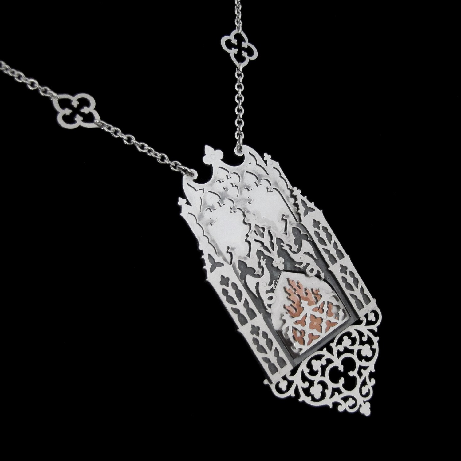 Winter Nights - Silver Necklace