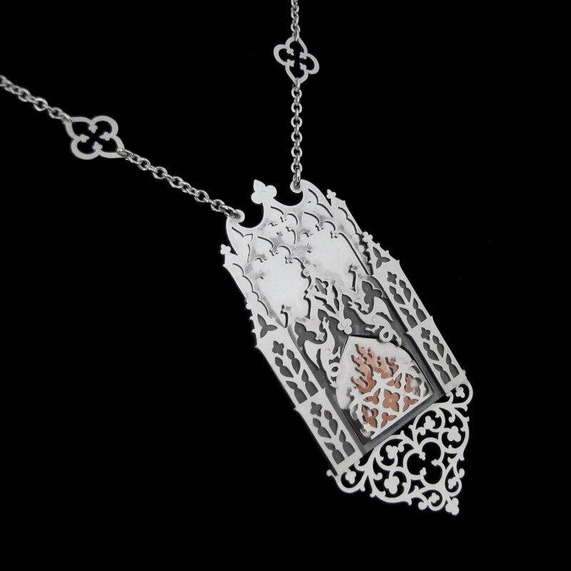 Winter Nights - Silver Necklace
