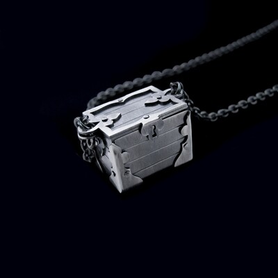 Treasure Chest - Silver Locket Necklace