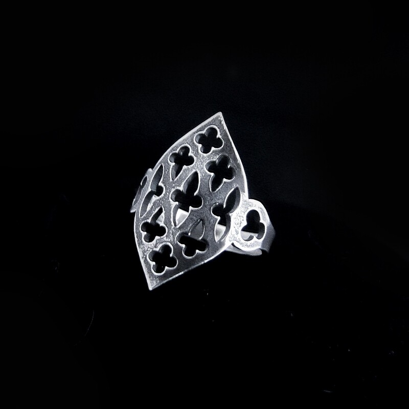 Attic Shadows - Silver Midi Ring