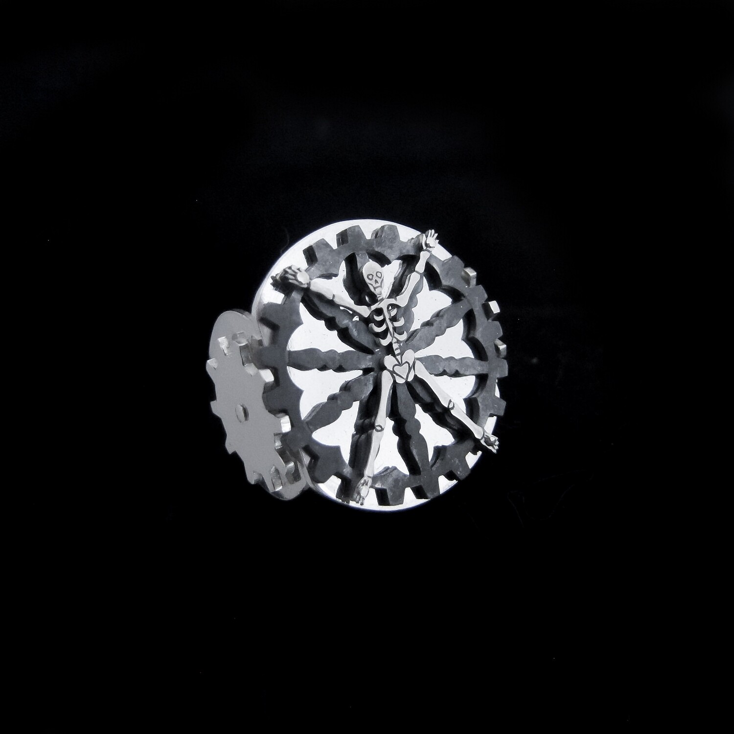Breaking Wheel - Silver Fidget Ring