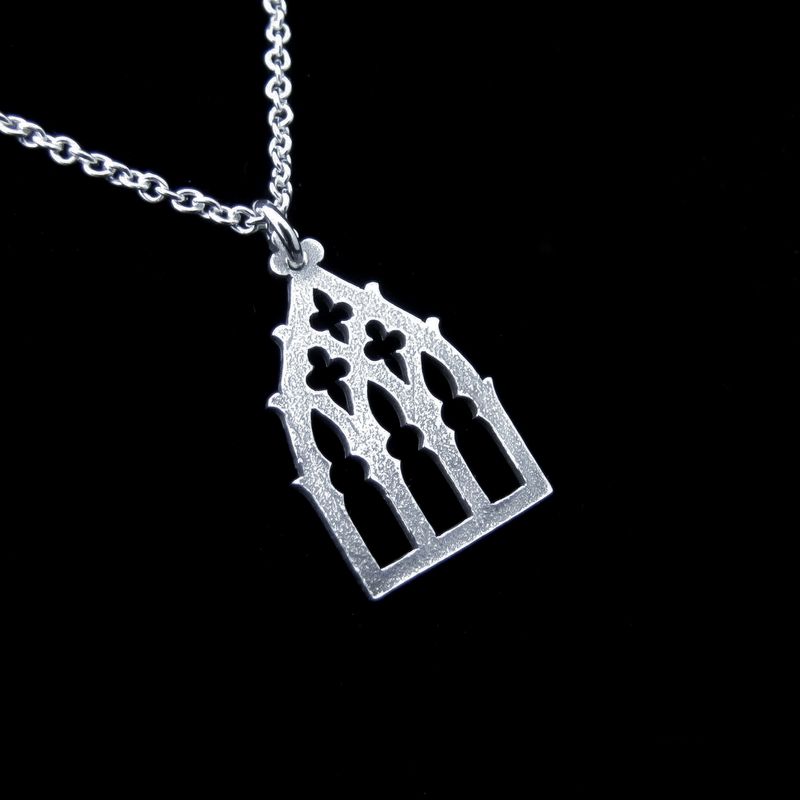 Portal Remains - Silver Necklace