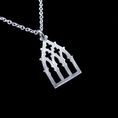 Portal Remains - Silver Necklace