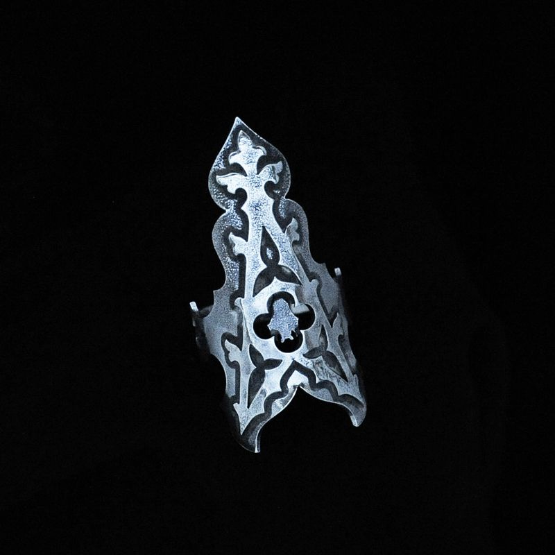 Haunted Spire - Silver Statement Ring