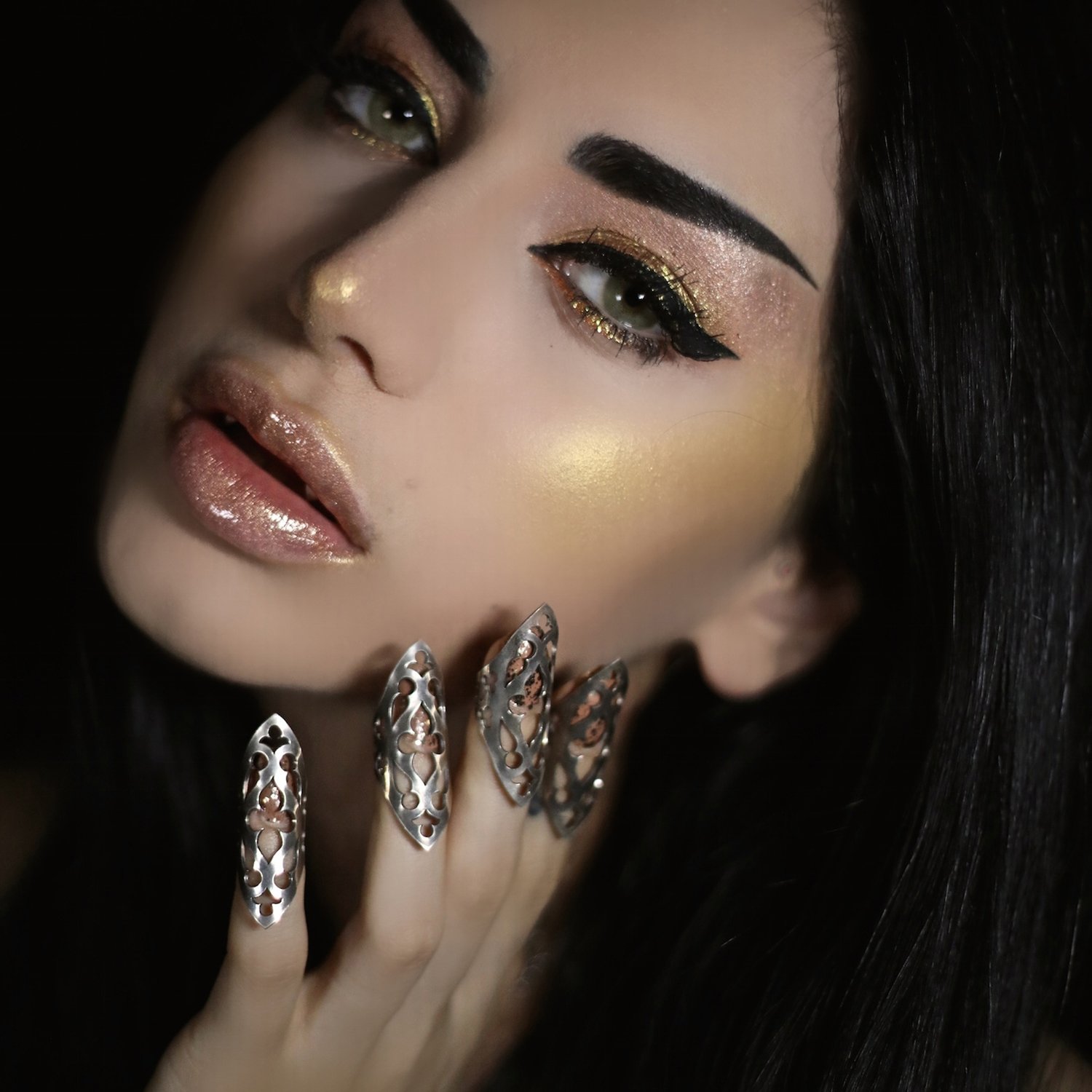 Siren Talons - Silver Claw Ring Set