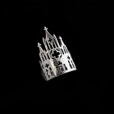 Cathedral Phantom - Silver Castle Ring
