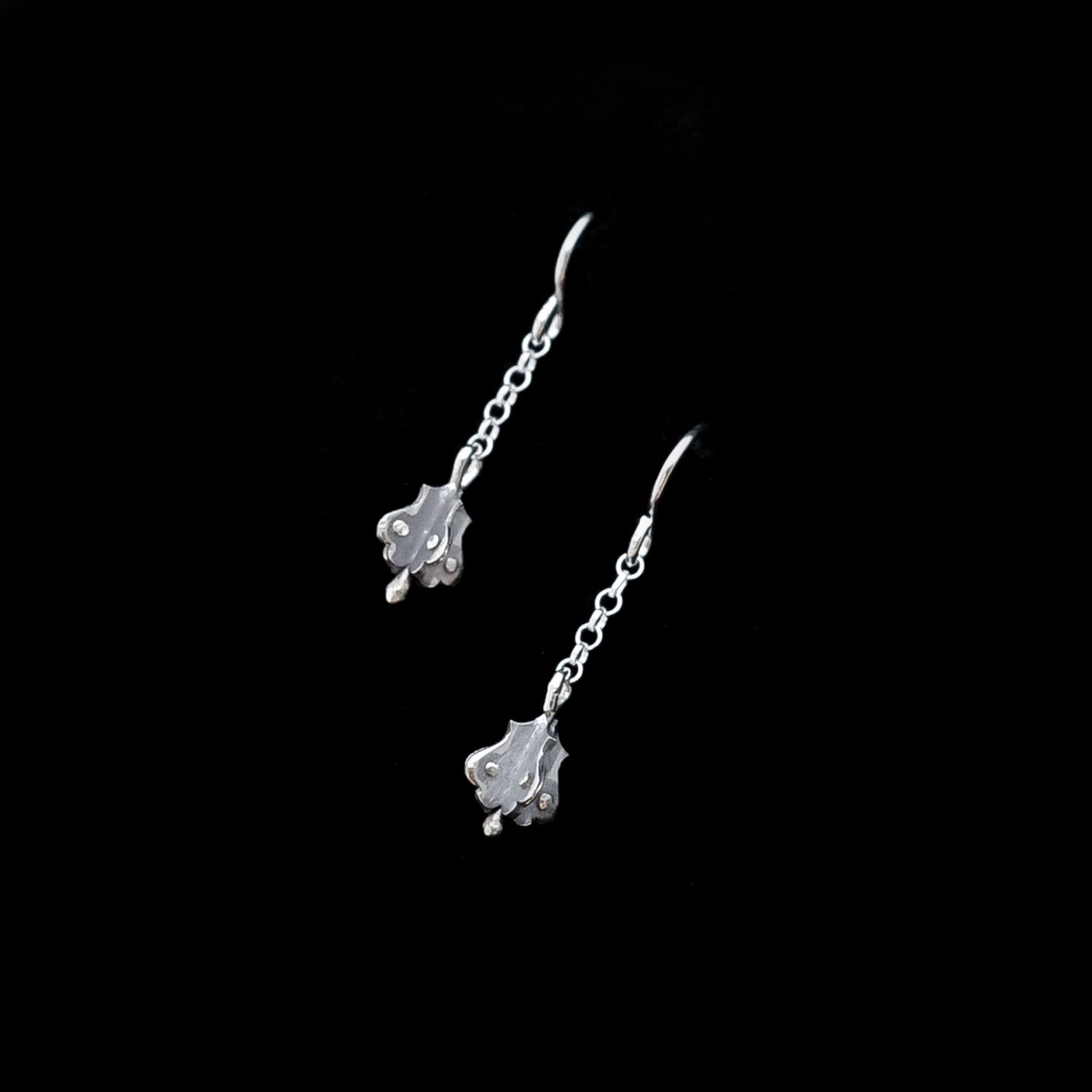 The Flail - Silver Earring (Single or Pair)