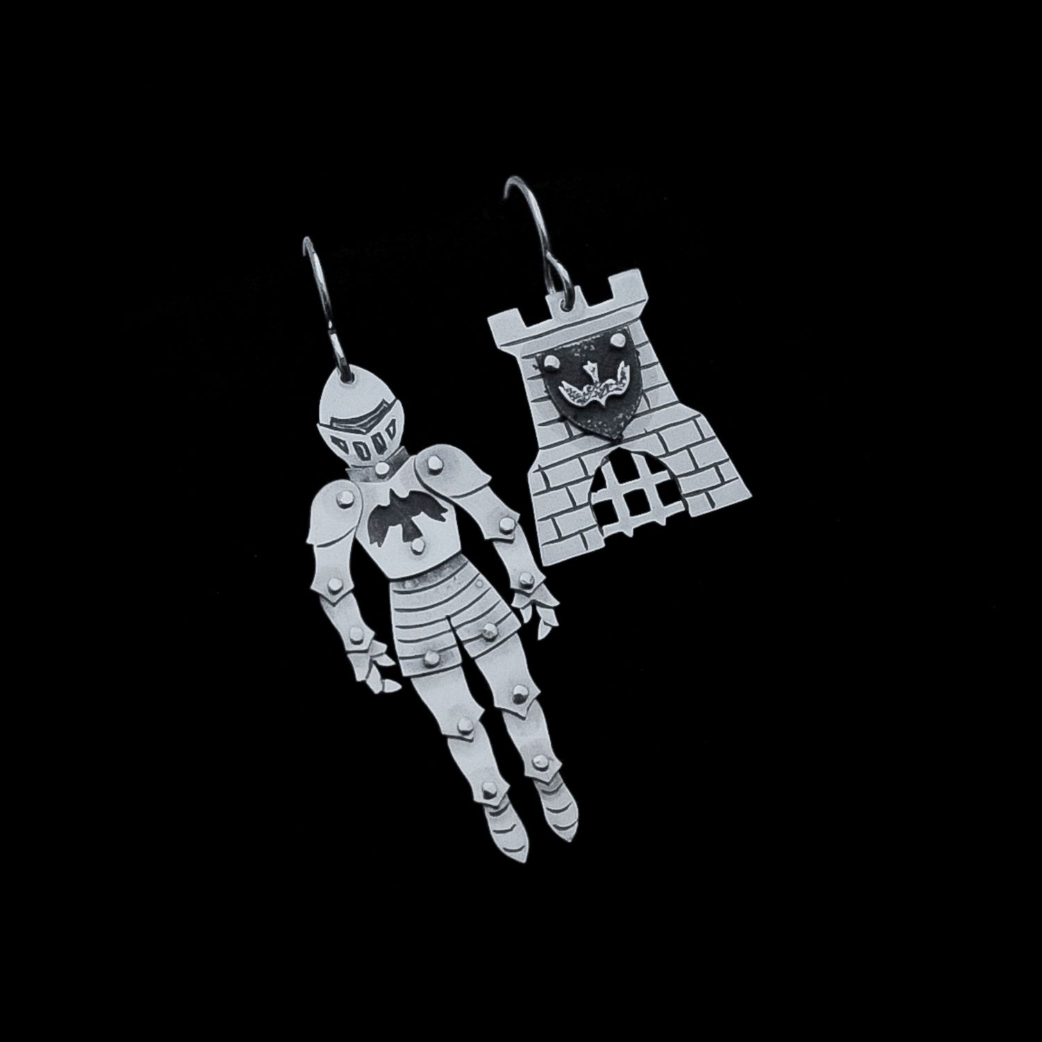 House of Corvid - Asymmetrical Earrings