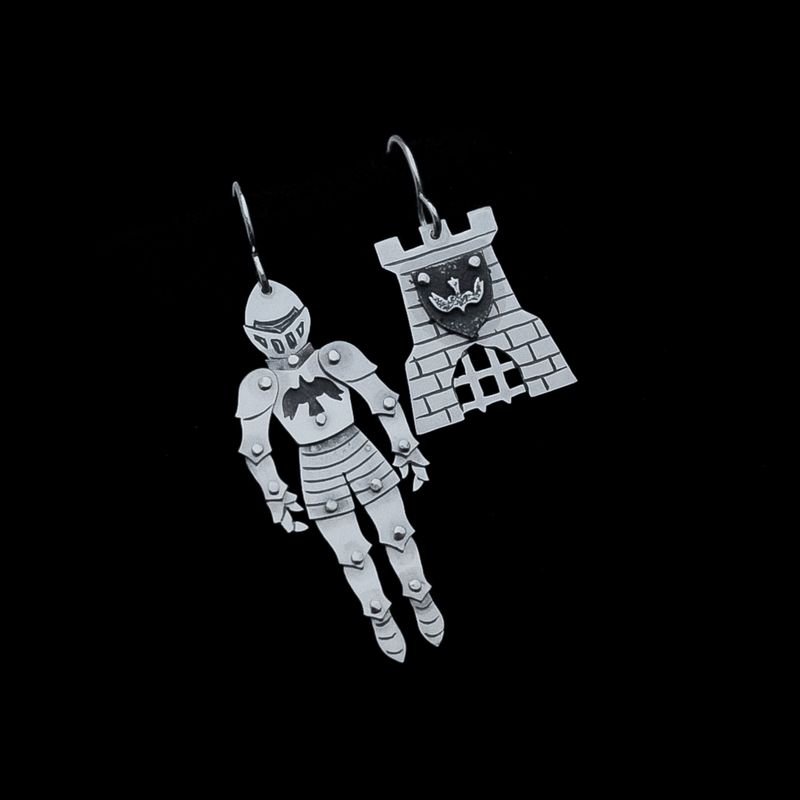 House of Corvid - Asymmetrical Earrings