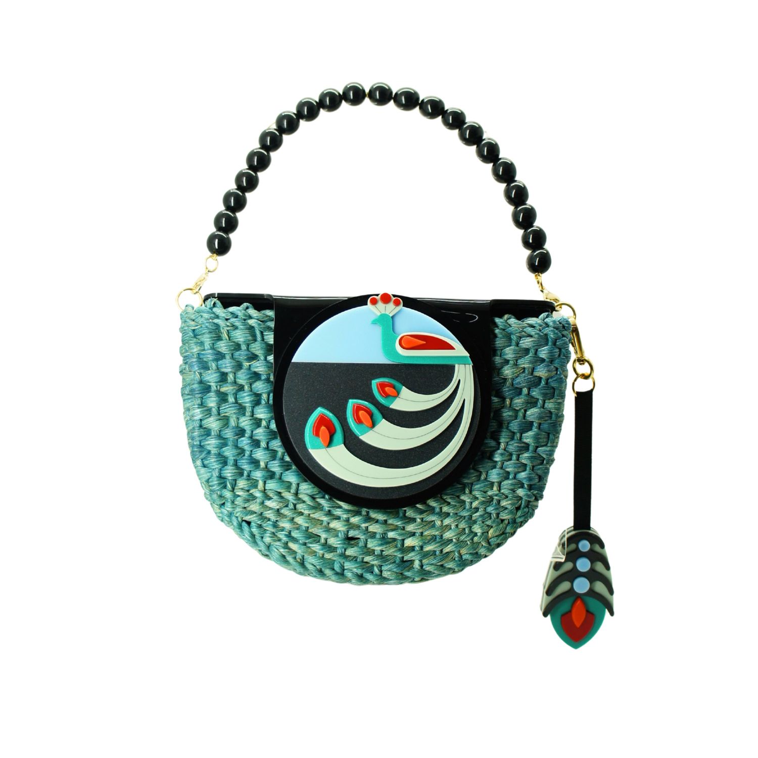Meia Lua Pavao Bag – Turqueza