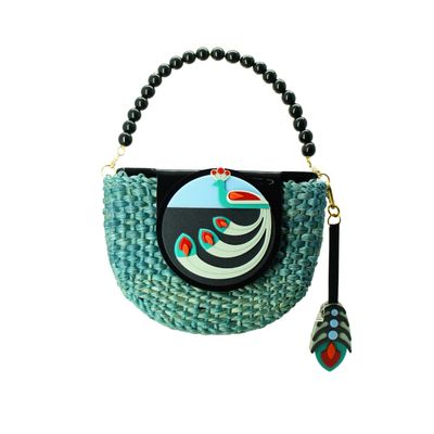 Bolsa Meia Lua Pavão