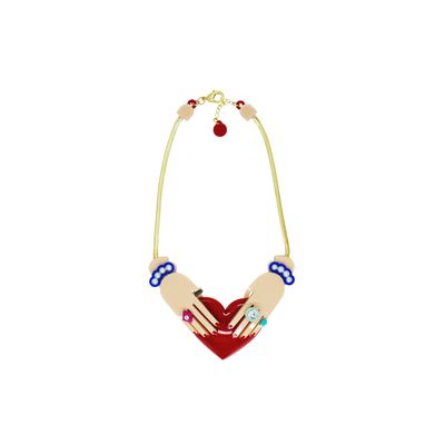 Choker Mãos Coração