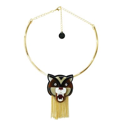 Colar Broche Tigre
