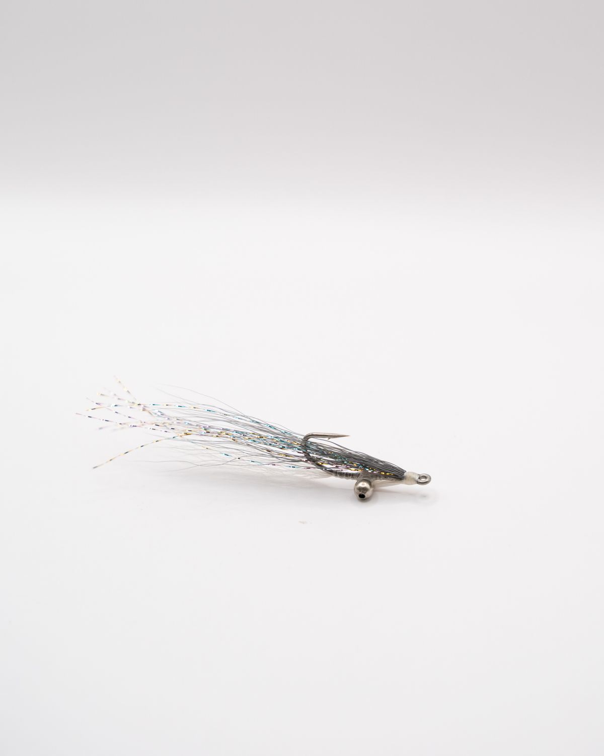 Skinny Water Clouser, Colour: Grey/White, Size: 4