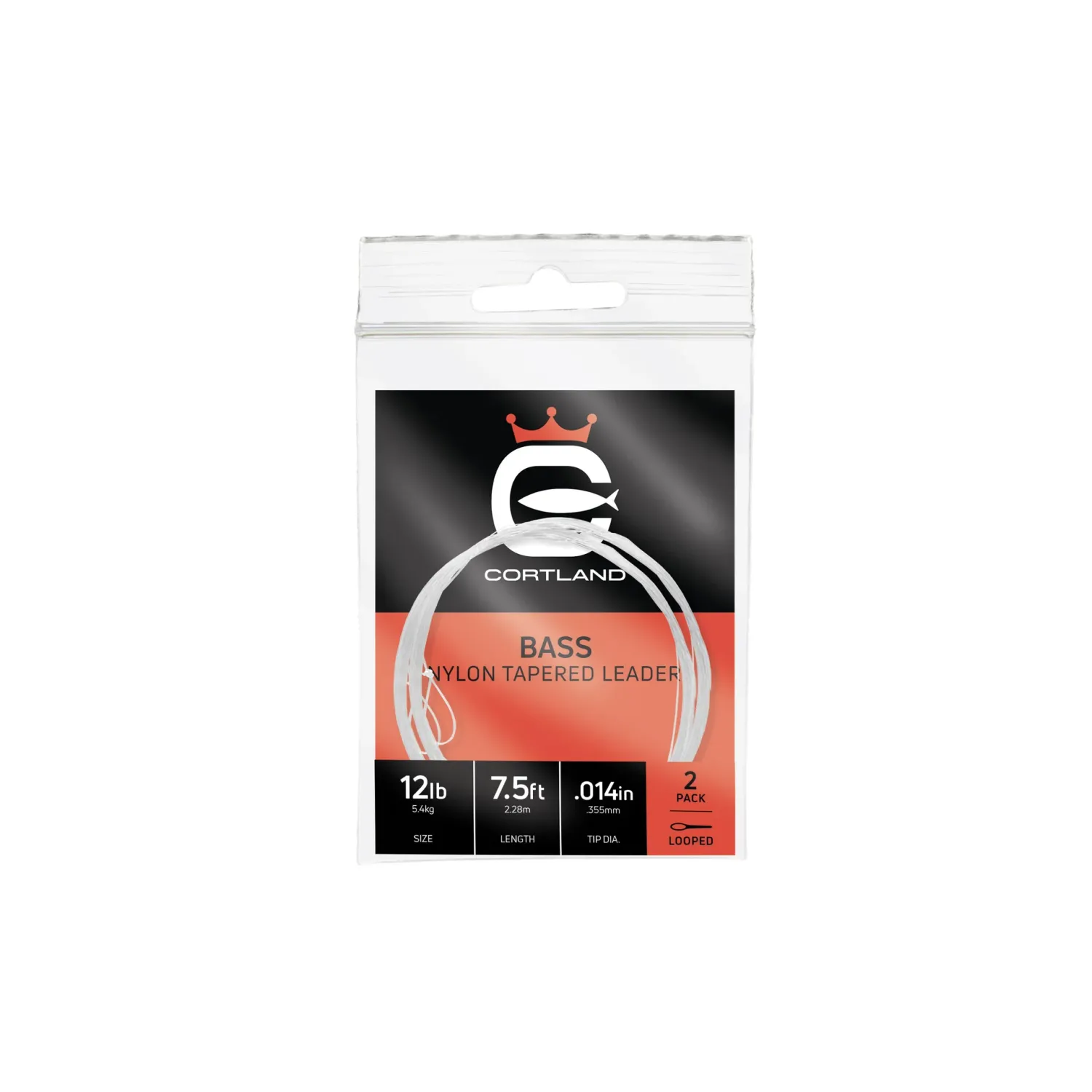 Bass Nylon Tapered Leader