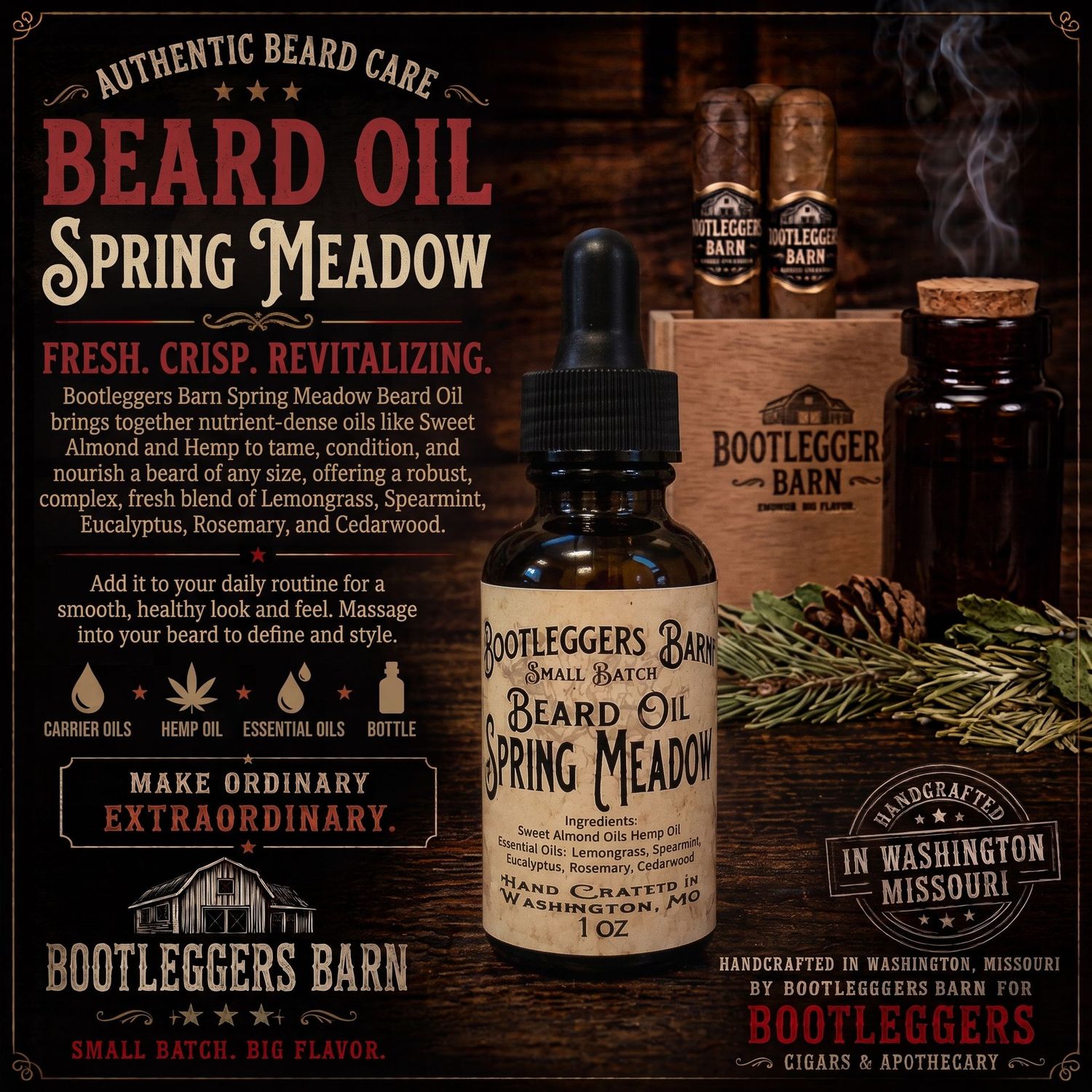 Beard Oil Spring Meadow
