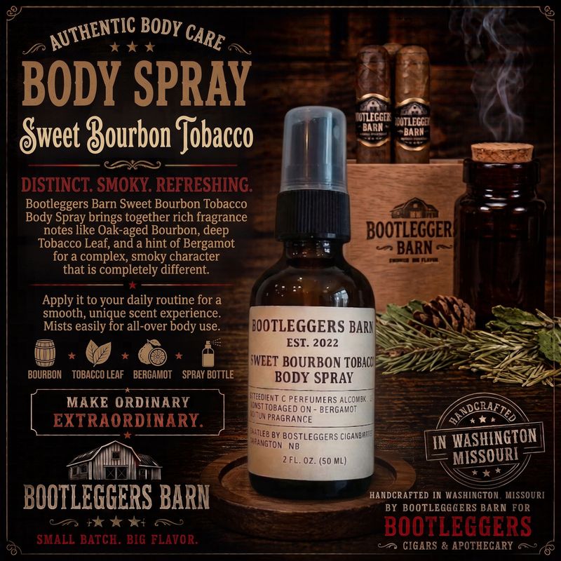 Body Spray Sweet Bourbon Tobacco