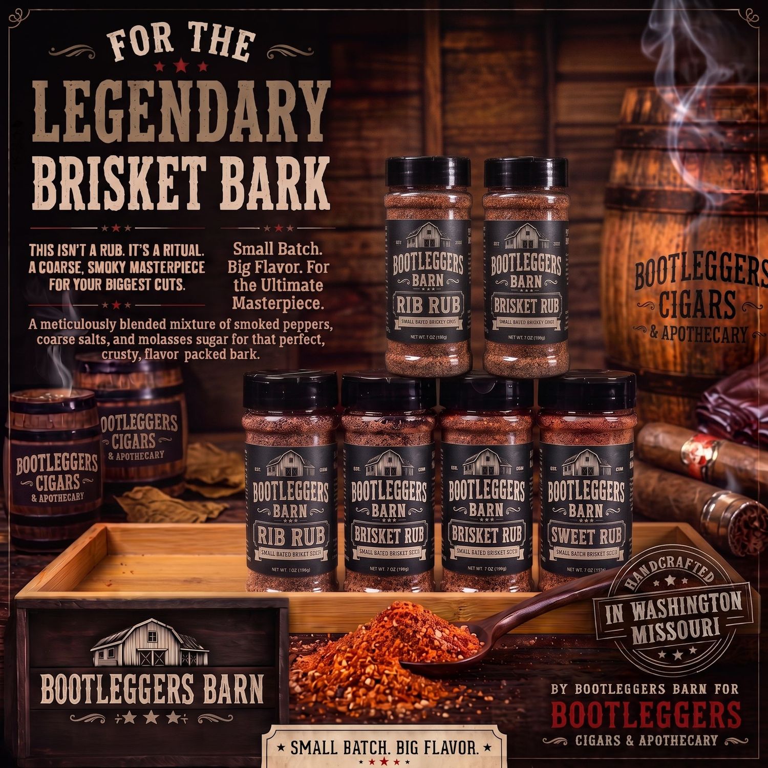 Small Batch Brisket Rub