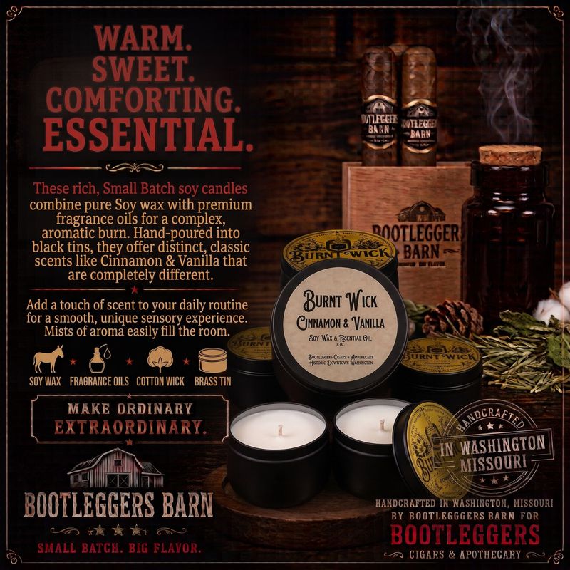 Burnt Wick Soy Wax Candles