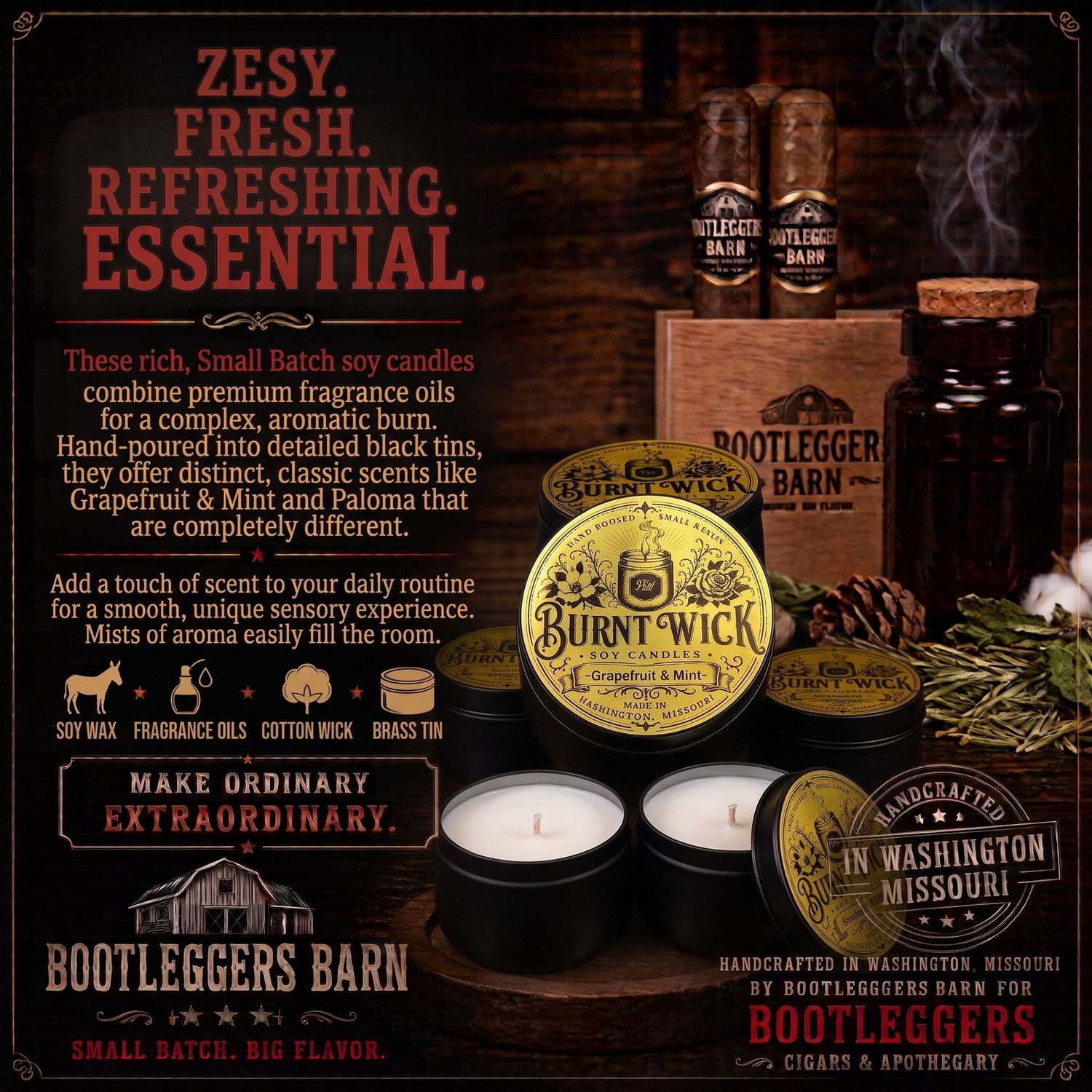 Burnt Wick Soy Candles