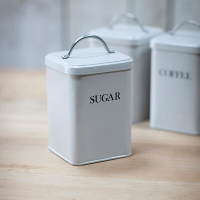 SUGAR CANISTER - CHALK