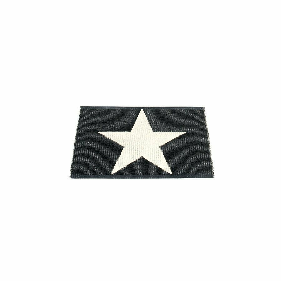 PAPPELINA RUG - VIGGO BLACK 70X50 cm