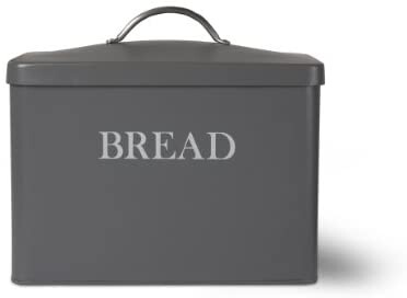 BREAD BIN IN CHARCOAL