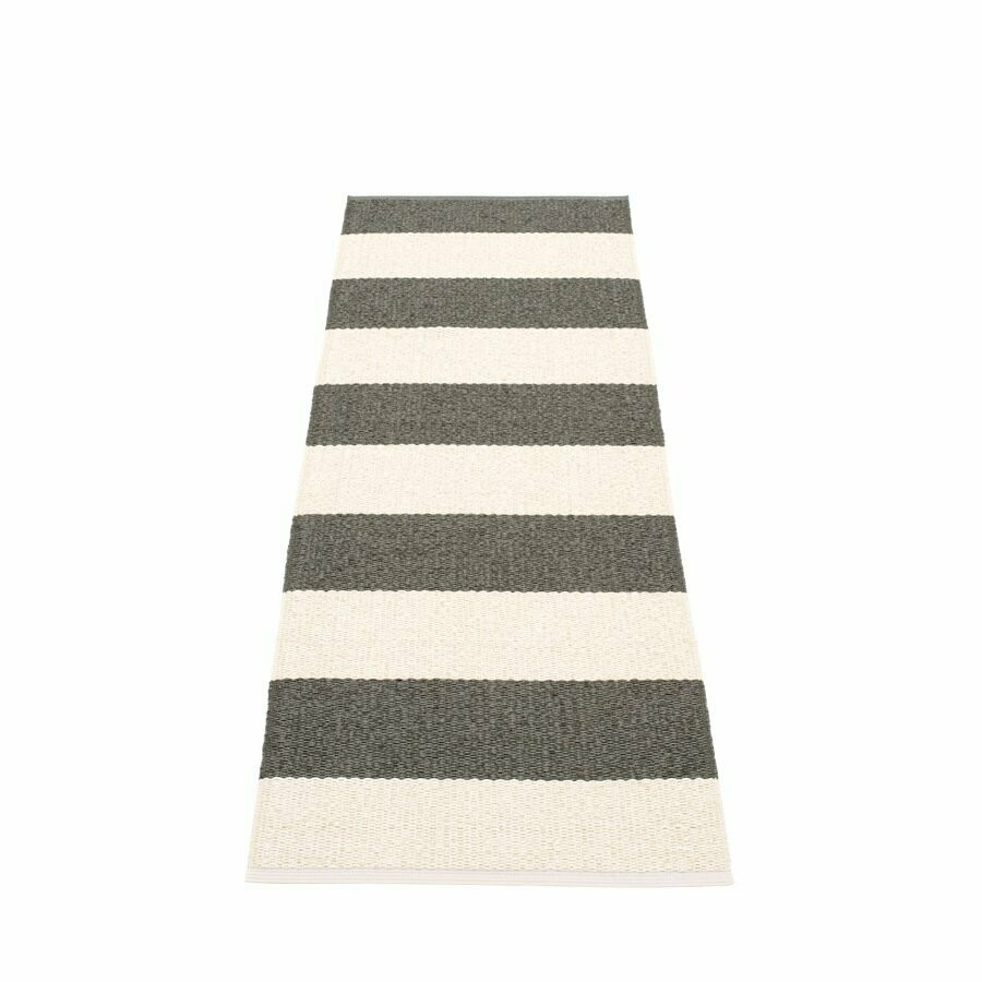 PAPPELINA RUG - BOB  CHARCOAL & VANILLA 70X200cm