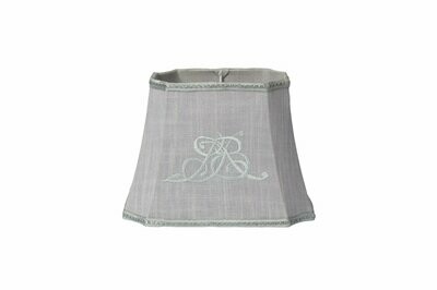 MONOGRAMMED SHADE - GREY