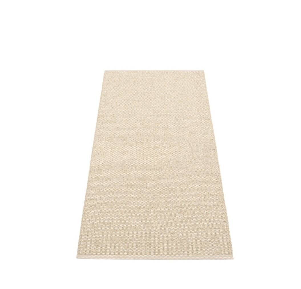 PAPPELINA RUG - SVEA BEIGE METALLIC 70X160 cm