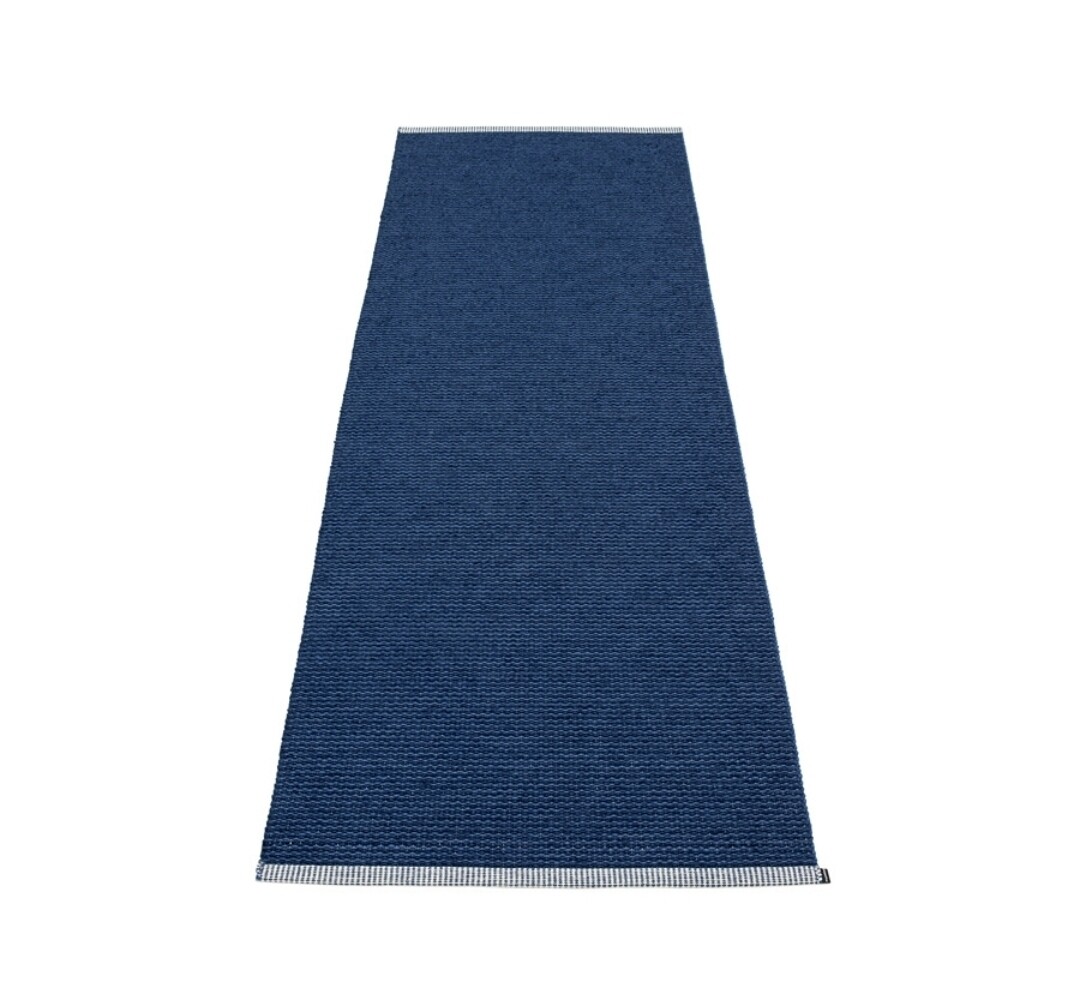 PAPPELINA RUG - MONO DARK BLUE/ DENIM 70x200cm