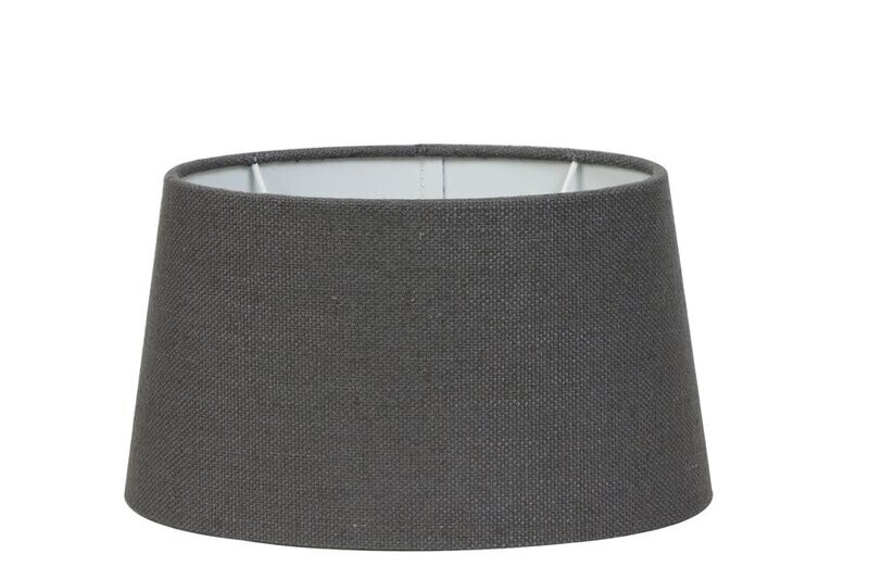 OVAL SHADE - DARK GREY - 25x21x14cm