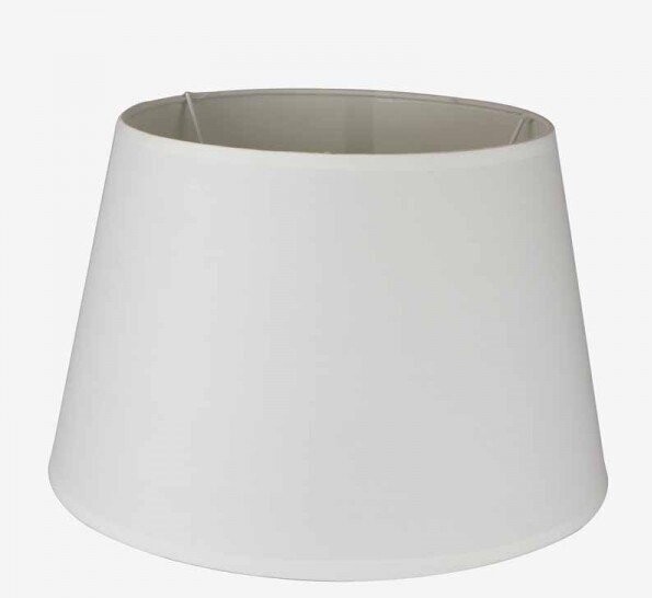 50cm SOFT WHITE LINEN SHADE