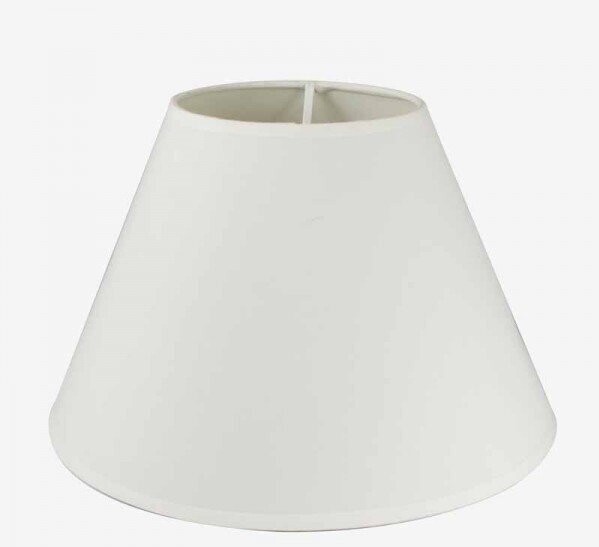 50cm ROUND WHITE COTTON SHADE