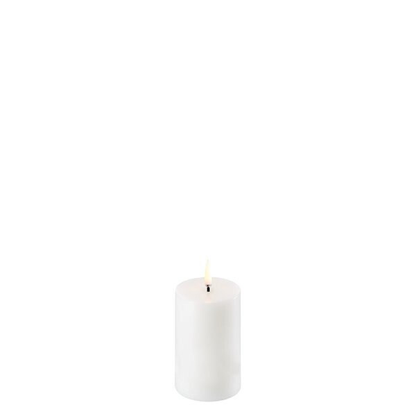 UYUNI PILLAR CANDLE - NORDIC WHITE - 5 x 7,5 cm
