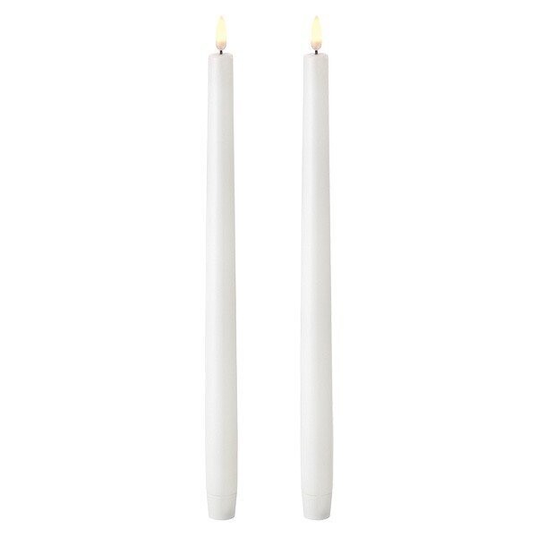 UYUNI TAPER DINNER CANDLE - TWIN PK - IVORY - 2.3 x 25.5 cm