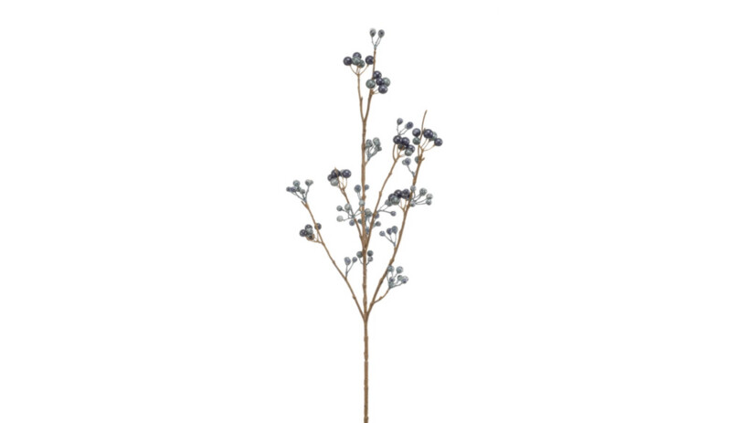 TWO TONE BLUEBERRY SPRAY - 77cm