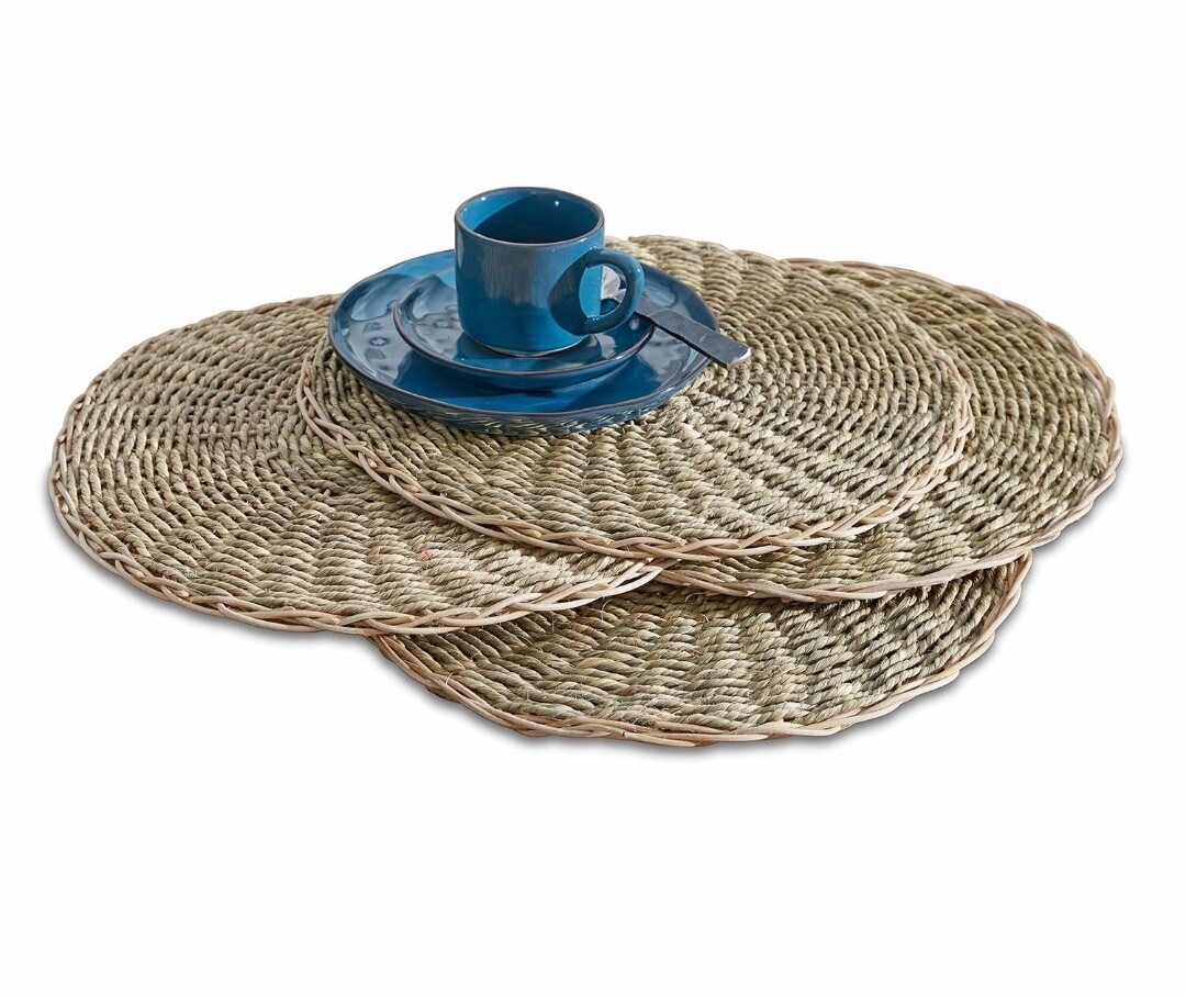 REED PLACEMATS SET OF 4