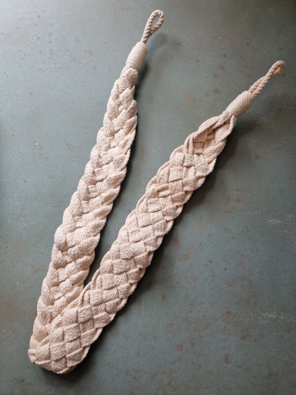 COTTON PLAITED TIE BACK - NATURAL