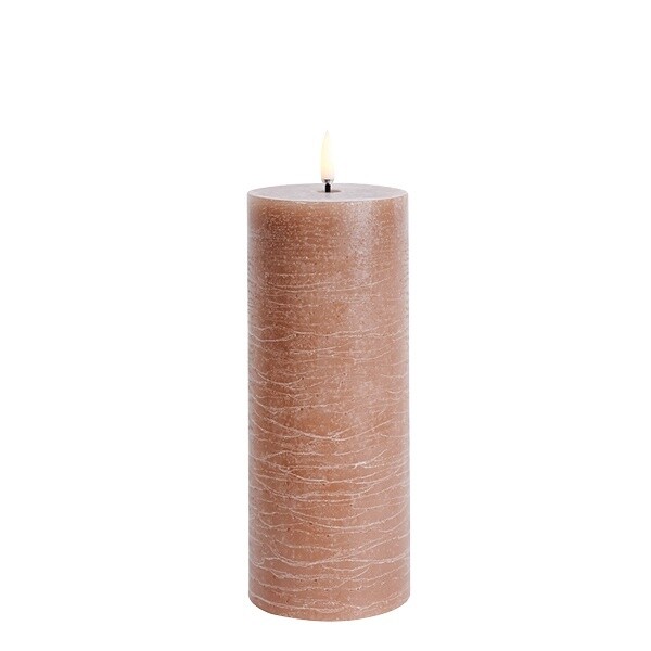 UYUNI PILLAR CANDLE - CARAMEL - 7.8x20.3cm