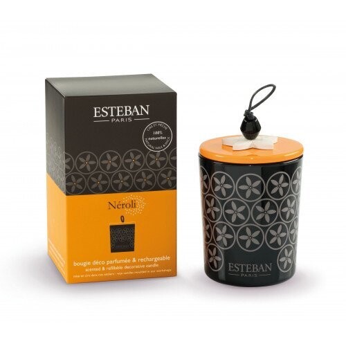 NEROLI DECORATIVE REFILLABLE SCENTED CANDLE - 180g NEROLI DECORATIVE REFILLABLE SCENTED CANDLE - 180g