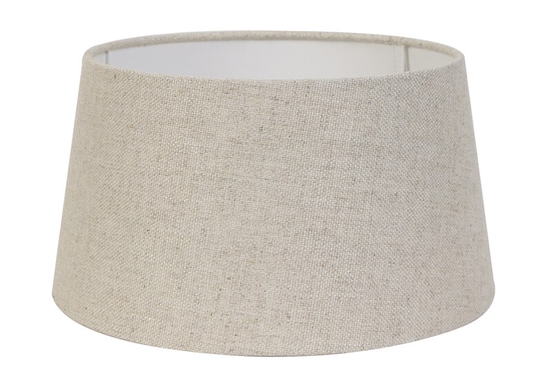 ROUND SHADE - LINEN - NATURAL - 20x17x11.5cm