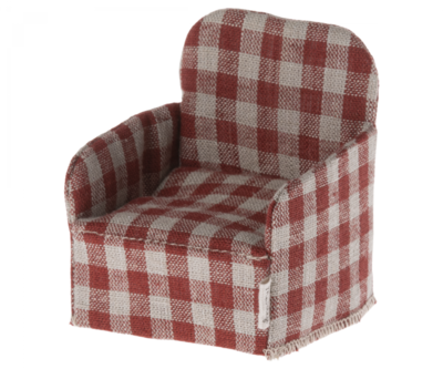 RED GINGHAM MOUSE CHAIR