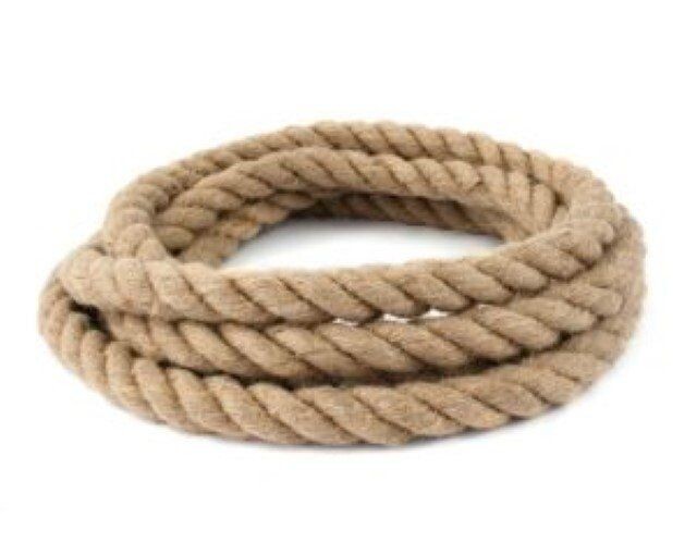 6 METERS OF CHUNKY JUTE ROPE - 3cm