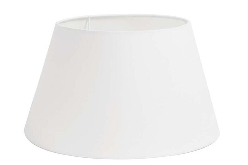 ROUND SHADE - 45-35-25 cm POLYCOTTON WHITE
