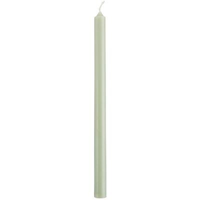 4 TALL TAPER CANDLES - DUSTY GREEN