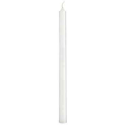 4 TALL TAPER CANDLES - WHITE